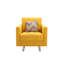 Fauteuil capitonné en lin-809730981