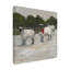 «Sheep in Snow», impression sur toile tendue-27484305