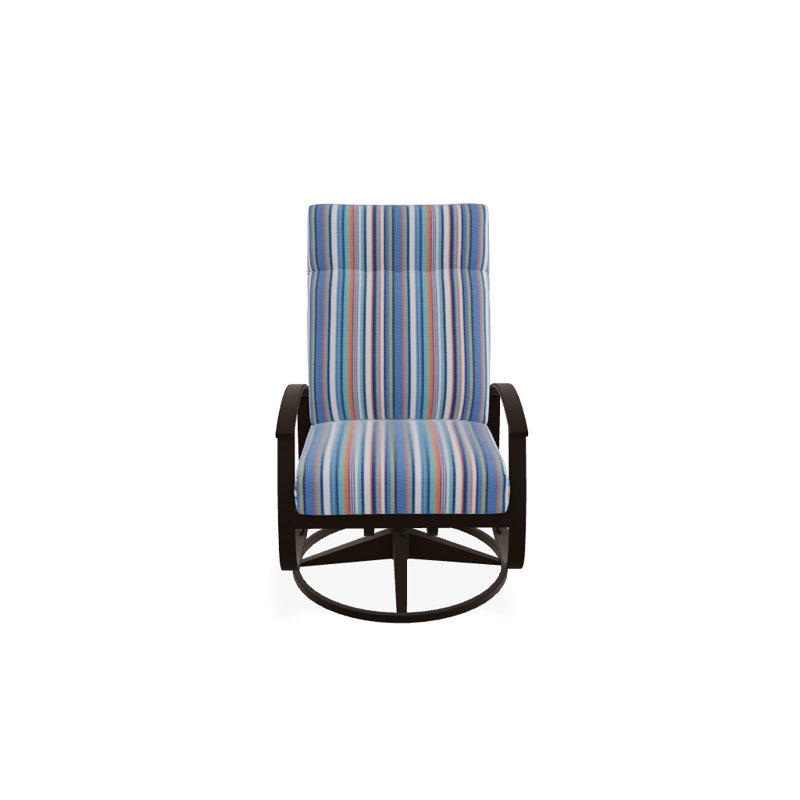 Belle Isle Outdoor Swivel Lounge Chair, Textured Kona, Yellow 43A, Kona P10