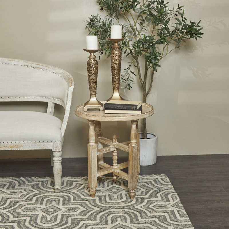 Table de bout en bois massif de 23,25 po Huntersville