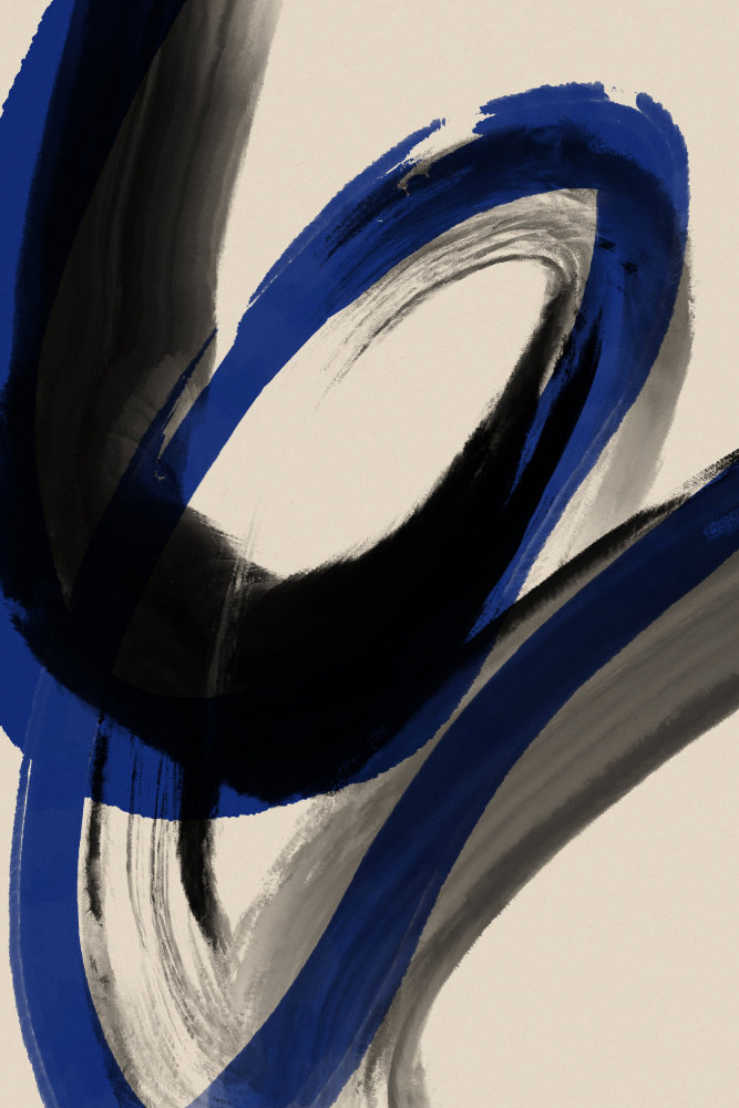 Ivy Bronx Black And Blue No 2 | Wayfair.co.uk