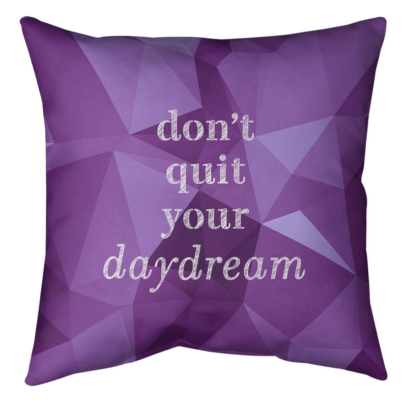 Coussin de sol, 40 po x 40 po, Mauve / Blanc