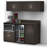 Raised Panel 66'' W x 76'' H Espresso Medium Density Fiberboard (MDF) Kitchen Cabinet Set Ready-to-Assemble