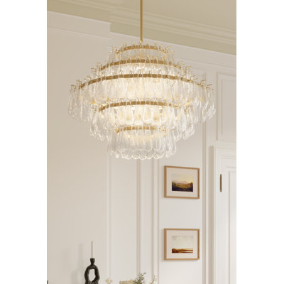 Luminaire suspendu 8 lumières 32,25 po Vionne
