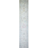 Oushak Collection, Transitional One-of-a-Kind Runner 2'9" X 19'11" Hand Knotted Area Rug