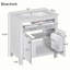 Meuble-lavabo moderne simple avec lavabo en céramique-408595089