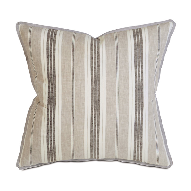 Chatham Feather Linen Reversible Throw Pillow