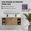 Meuble-lavabo mural 48 po avec double lavabo