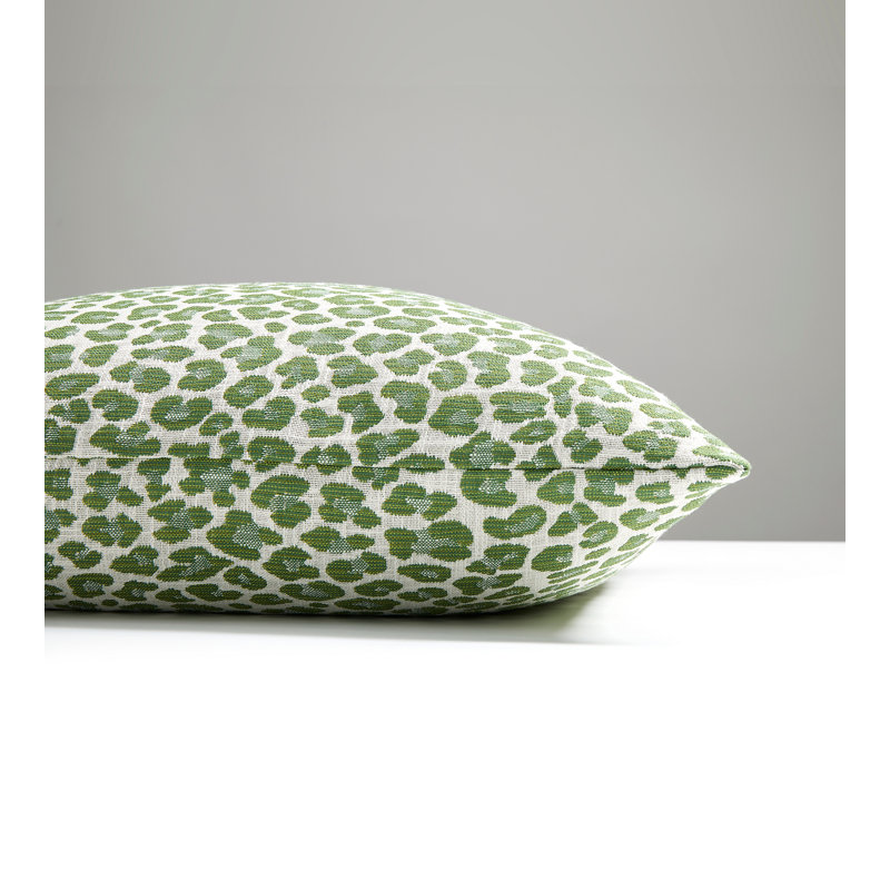 Backyard Bengal Square Indoor/Outdoor Pillow Cover & Insert, Ivy
