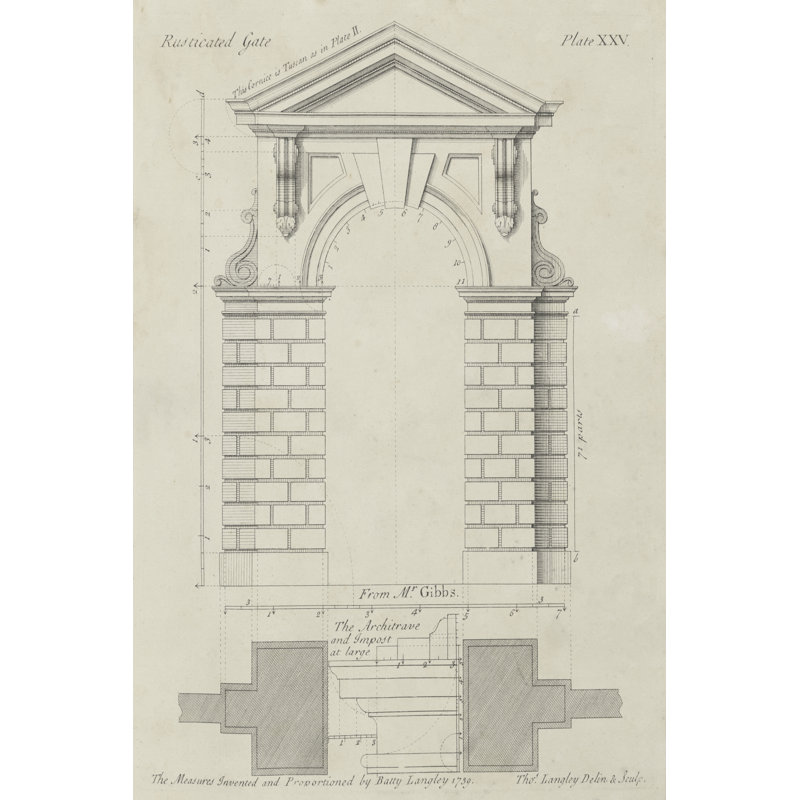 Rusticated Gate by Langley - Wrapped Canvas Print, 76cm H x 51cm W x 3.8cm D
