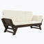 Lit de jour simple en bois massif