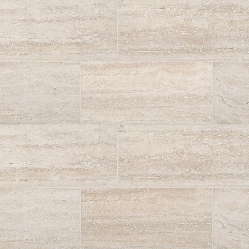 Toscano 12 in. x 24 in. Glazed Porcelain Tile, Classico