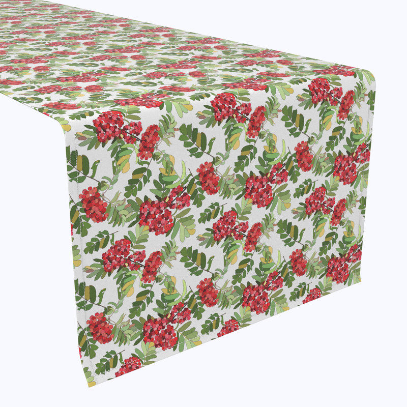 Olivios Floral Table Runner, 108" x 14"
