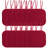 Honeycomb Memory Foam Non-Slip 16" x 16" Chair Cushion Pad with Ties-603350517-656944978