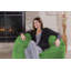 Fauteuil à billes - Fauteuil à billes rond rembourré en mousse à mémoire de forme avec housse amovible et lavable à la machine - Fauteuil à billes avec housse en microfibre douce - Fauteuils à billes en plusieurs couleurs et tailles-67262687-67262671