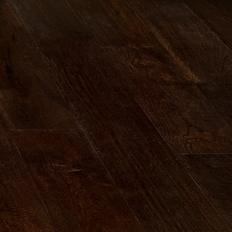 Parquet massif en chêne massif 3/4 po d'épaisseur x 3 po de largeur x de longueur variable, Brun
