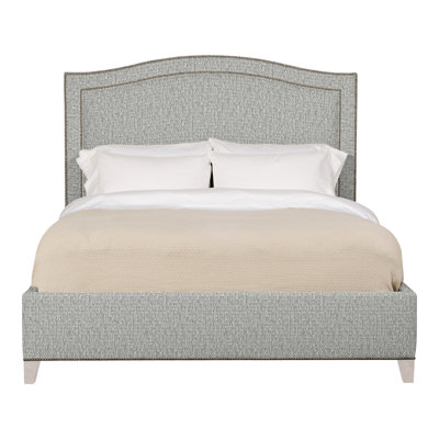 Caroline/Casey Queen Upholstered Low Profile Panel Bed
