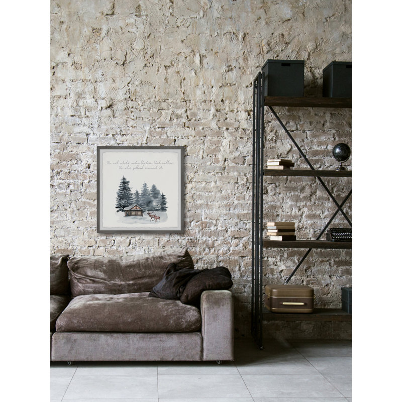 «Perfect White Christmas», reproduction encadrée, H 18 po x l 18 po x P 1,5 po
