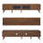 Modern 76.7" Width Entertainment Center With Glass-Doors, TV Stand For Tvs Up To 85"-160345762