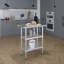 Table de travail en acier inoxydable avec deux tablettes-60901508