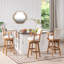Tabouret tournant 30 "avec accoudoirs Boden-Rose-63789749