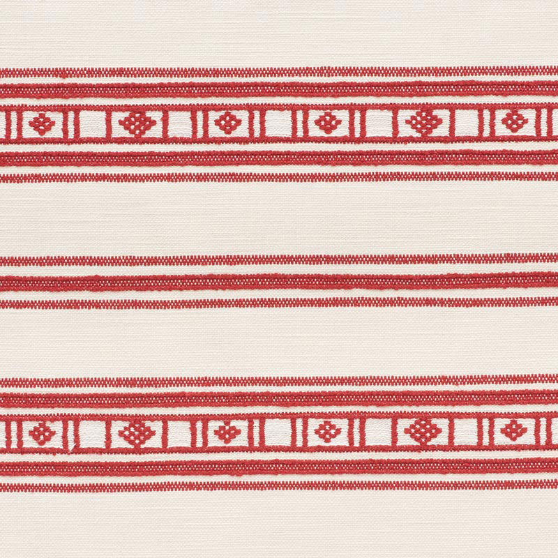 Buena Vista Fabric, Red