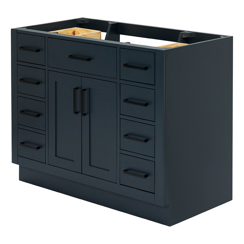42" Single Bathroom Vanity Base only, Midnight Blue