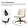 Vail 38.5'' H Farmhouse Tilting Task Chair with Solid Wood Base and Button-tufted
