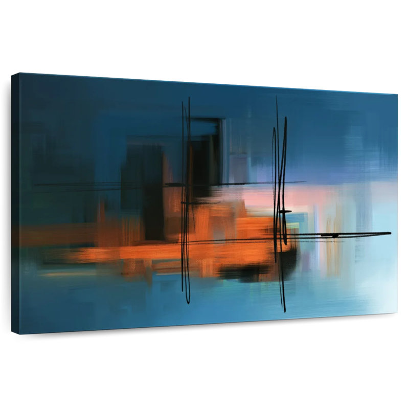 Avery Minimalist Abstract, 8" H x 12" W