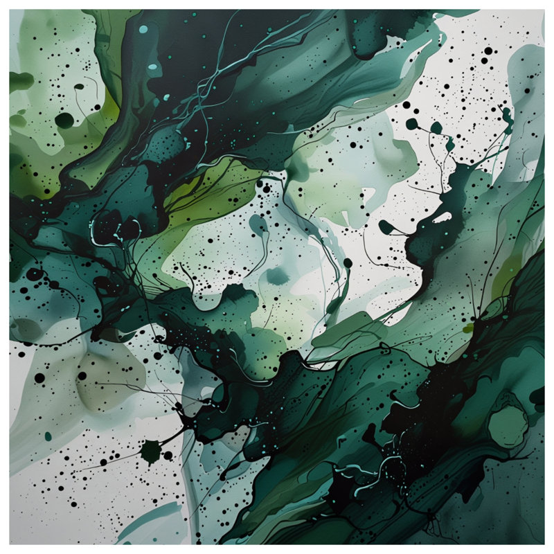 Tapis de bain abstrait, L 34 po x L 21 po