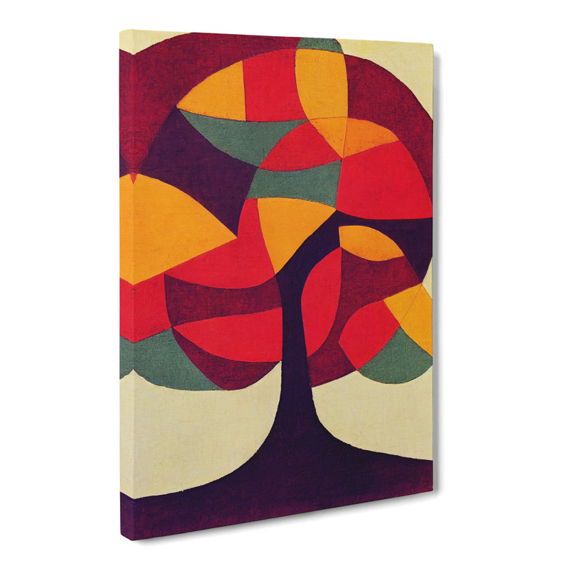Abstract Cherry Blossom Tree - Wrapped Canvas, 76cm H x 50cm W x 3cm D