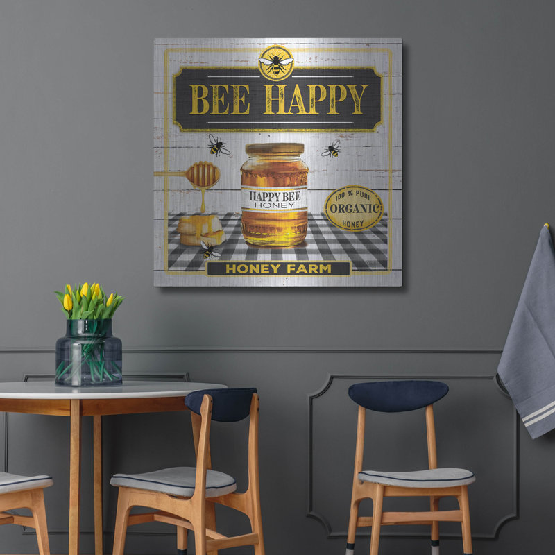 «Honey» par Mollie B Art, H 36 po x l 36 po