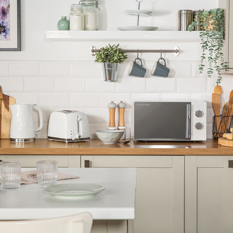 Russell Hobbs Rhmm715g 17l Honeycomb Manual Microwave, White