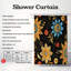 Batik Petals - Rideau de douche Premium-1041982909