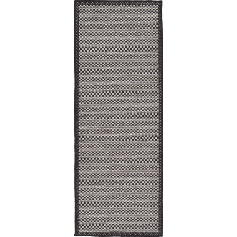 Striped Indoor / Outdoor Rug, Runner 2'2" x 6'