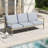 Mariene 76'' Wide L-Shaped Aluminum Patio Sofa with Cushions-101181409-101181410