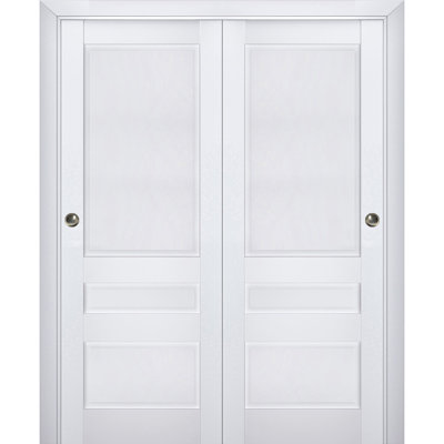 Veregio Paneled Wood Sliding Closet Doors