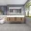 Finition du meuble-lavabo mural simple 72 po Jessica: chêne blanc-72495645