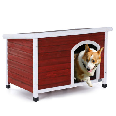 Medium Wooden Outdoor Dog House