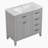 Munazzah 36'' Single Bathroom Vanity with Ceramic Top-1155045622