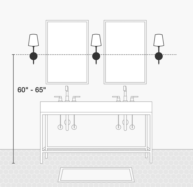 Noland 2 - Light Dimmable Vanity Light, Oil Rubbed Bronze