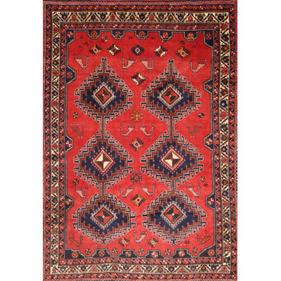 Tapis traditionnel rouge / brun Hartvigsen