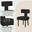 Chaises de salle à manger en forme de T Boucle Lamb (ensemble de 2)-1259721277