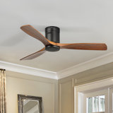 Nicola 52'' 3-Blade Ceiling Fan With Remote Control