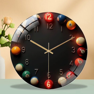 Horloge murale moderne en verre