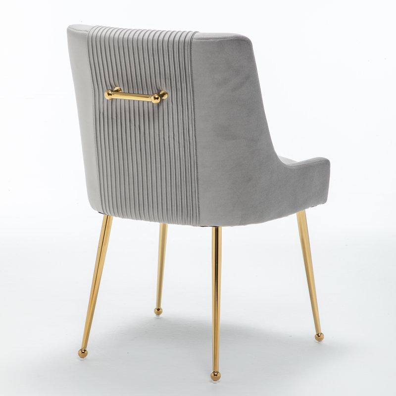 Chaise d'appoint Elian, Gris