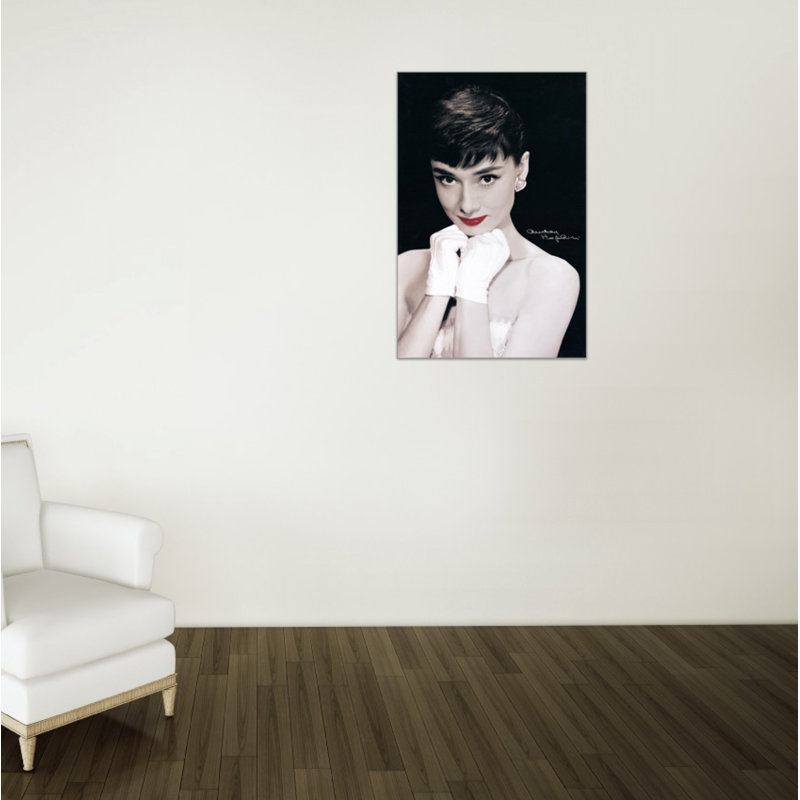 Audrey Hepburn - Single Picture Frame Print on MDF