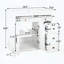 Meuble-lavabo Mid-Century avec base romaine, blanc-431515782