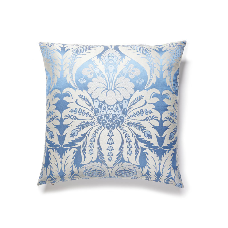 Woodland Estate Square Pillow Cover & Insert, Blue Jay