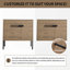 Ensemble de meuble-lavabo simple 36 po avec plateau en céramique Riehm